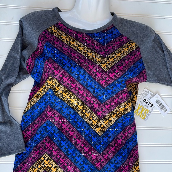 LLR - Abstract Printed Randy Top-#0279 - Picture 10 of 12